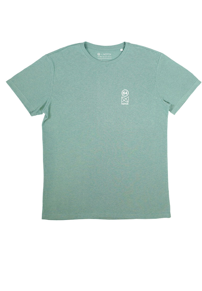 T Shirt 64 x NOTOX vert bondi-devant