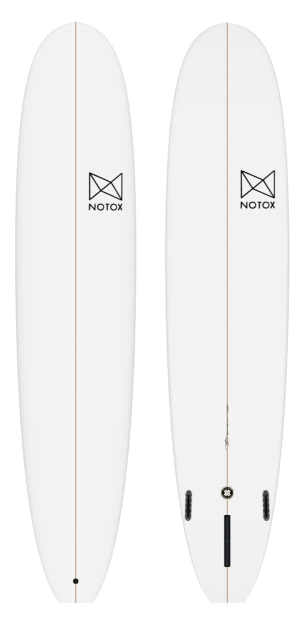 Planche de surf longboard Notox écologique en eps recyclé modèle modern noseride