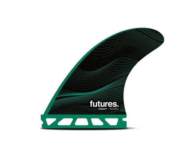 FUTURES Thruster Fins - RTM Hex Green Legacy series