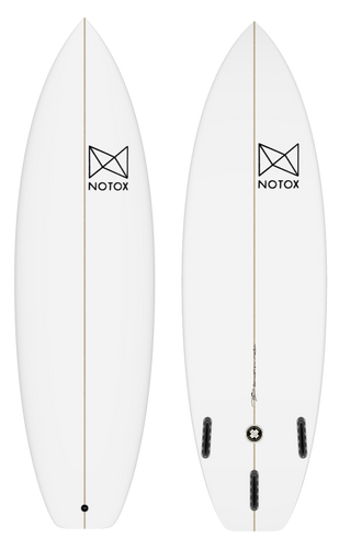 Planche de surf hybride Notox écologique  en eps recyclé modèle Boulon
