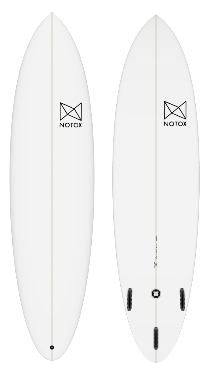 Planche de surf évolutive Notox écologique en eps recyclé modèle easyride
