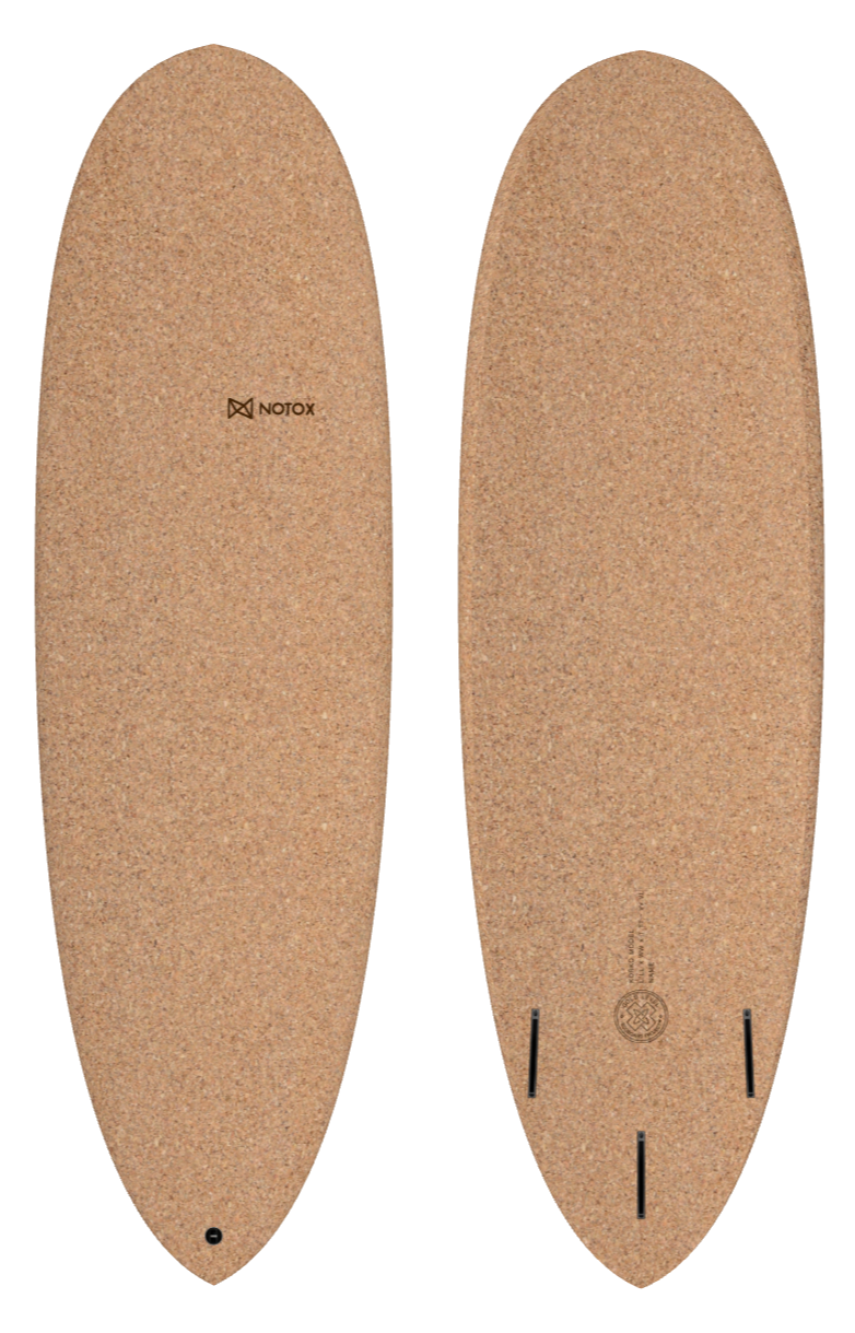 Eco-friendly korko cork Notox hybrid surfboard mini pinegg model