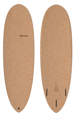 Planche de surf hybride Notox écologique  en liège korko modèle mini pinegg