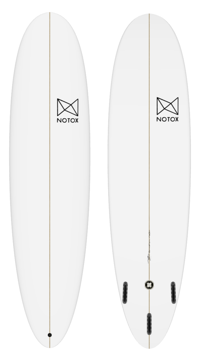 Ecological Malibu Notox scalable surfboard in recycled eps quantum model