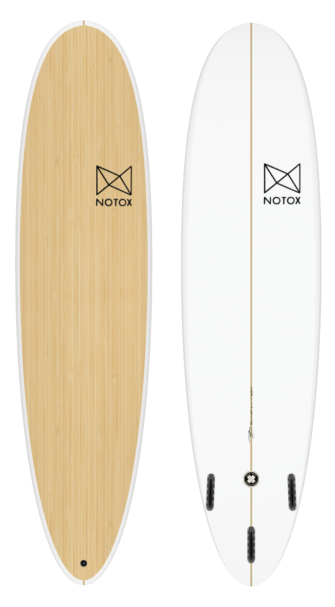 Ecological malibu Notox bamboo greenflex scalable surfboard quantum model