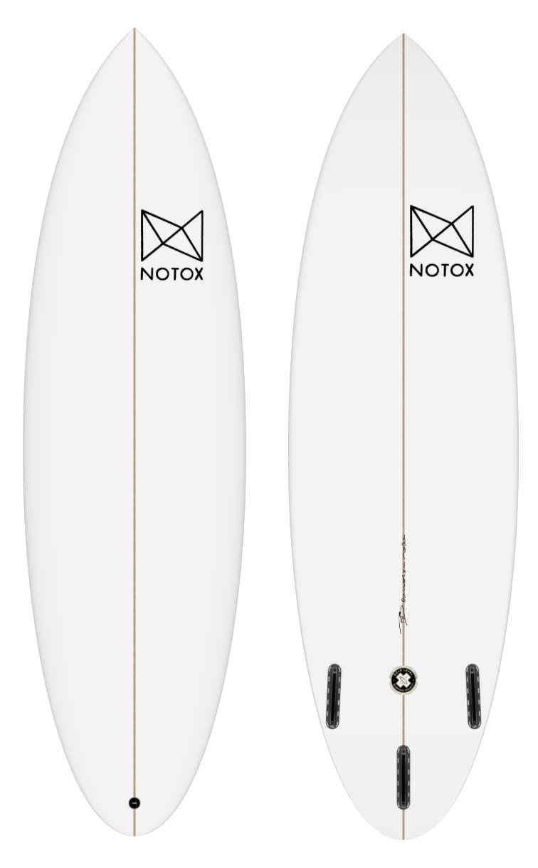 Eco-friendly Notox hybrid surfboard in recycled eps model ripley