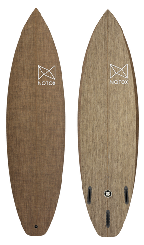 Planche de surf performance Notox écologique en lin greenone modèle Txile